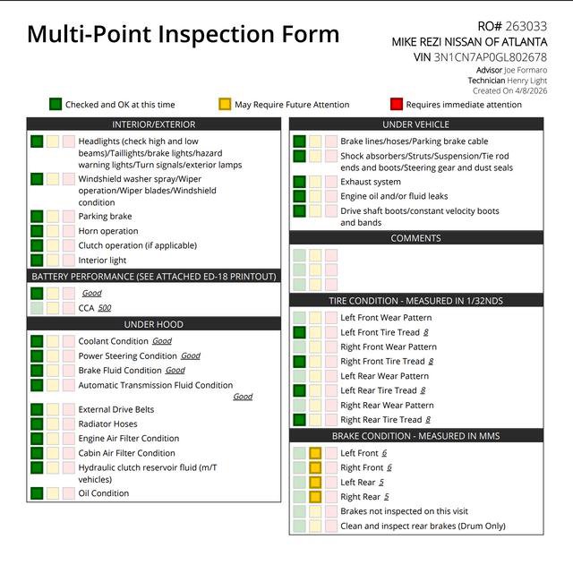 Used 2016 Nissan Versa SV image 3