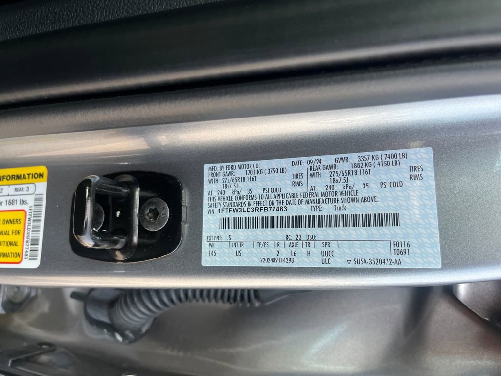 Used 2024 Ford F150 XLT w/ Equipment Group 302A MID AWD/4WD image 32