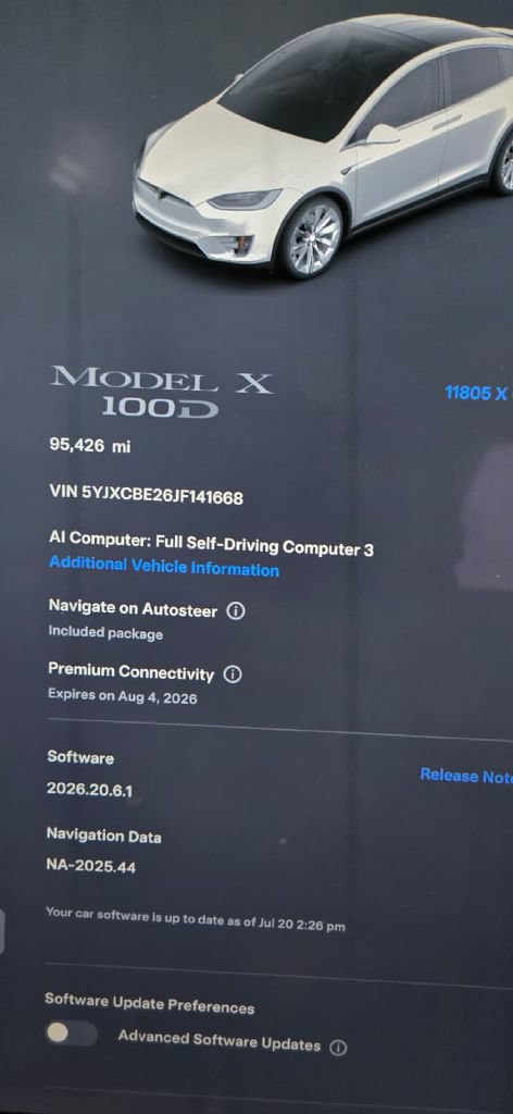 Used 2018 Tesla Model X 100D AWD/4WD image 8
