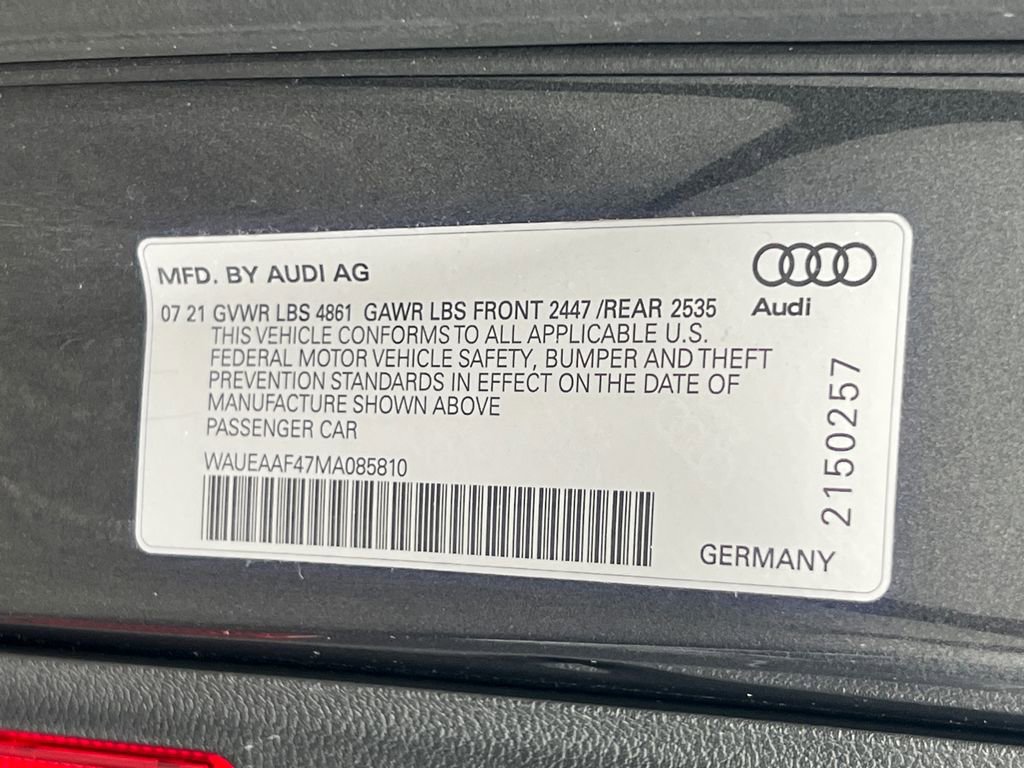 Used 2021 Audi A4 2.0T Premium Plus w/ Premium Plus Package image 35