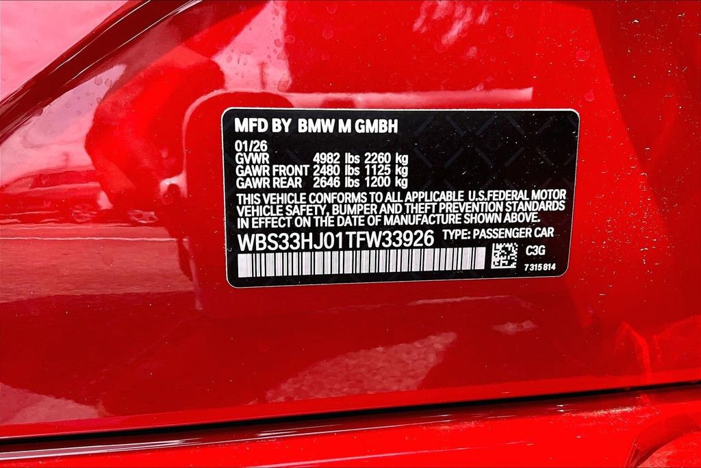 New 2026 BMW M3 Competition w/ M Driver's Package AWD/4WD image 11