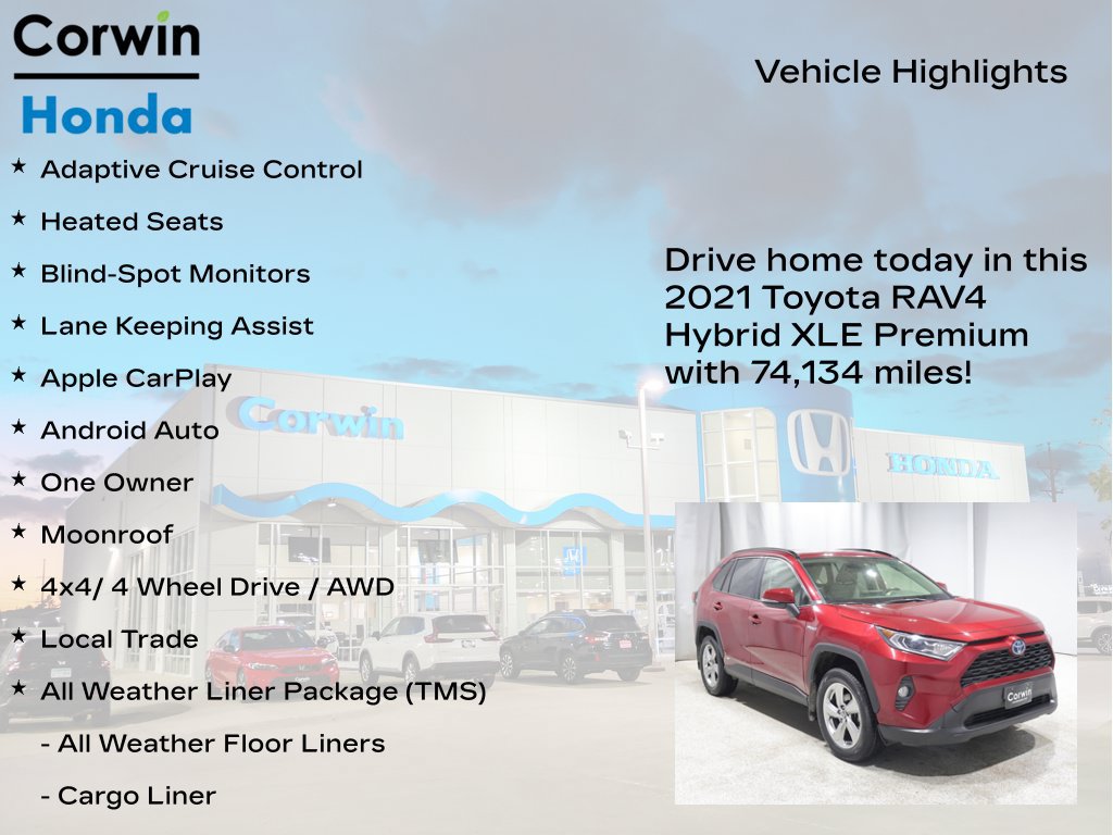 Used 2021 Toyota RAV4 XLE Premium AWD/4WD image 7
