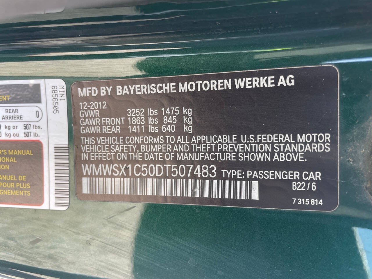 Used 2013 MINI Cooper Coupe w/ Premium Pkg FWD image 30