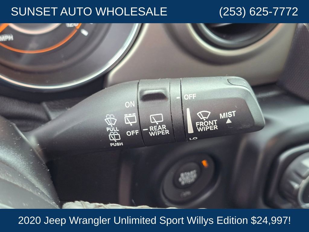 Used 2020 Jeep Wrangler Unlimited Willys image 35