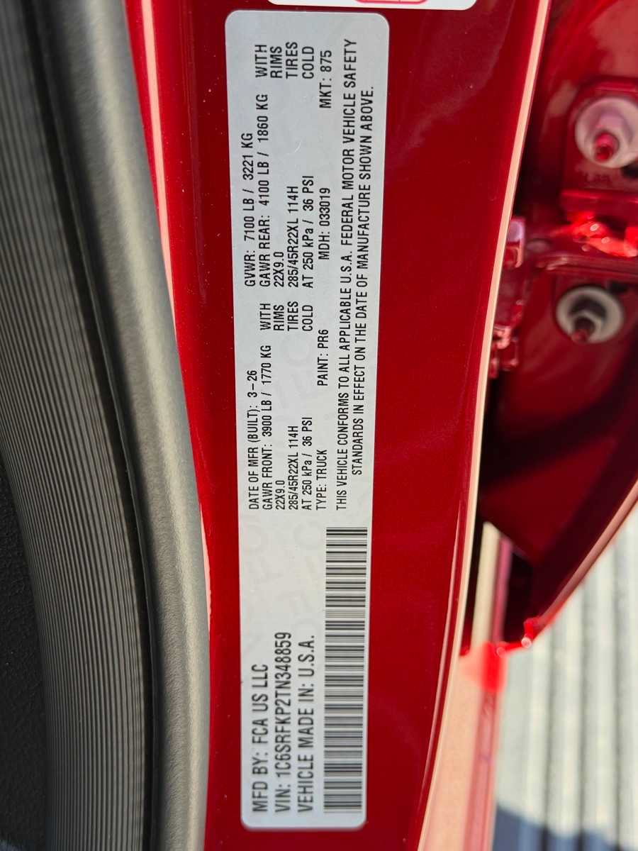 New 2026 RAM 1500 Tungsten AWD/4WD image 36