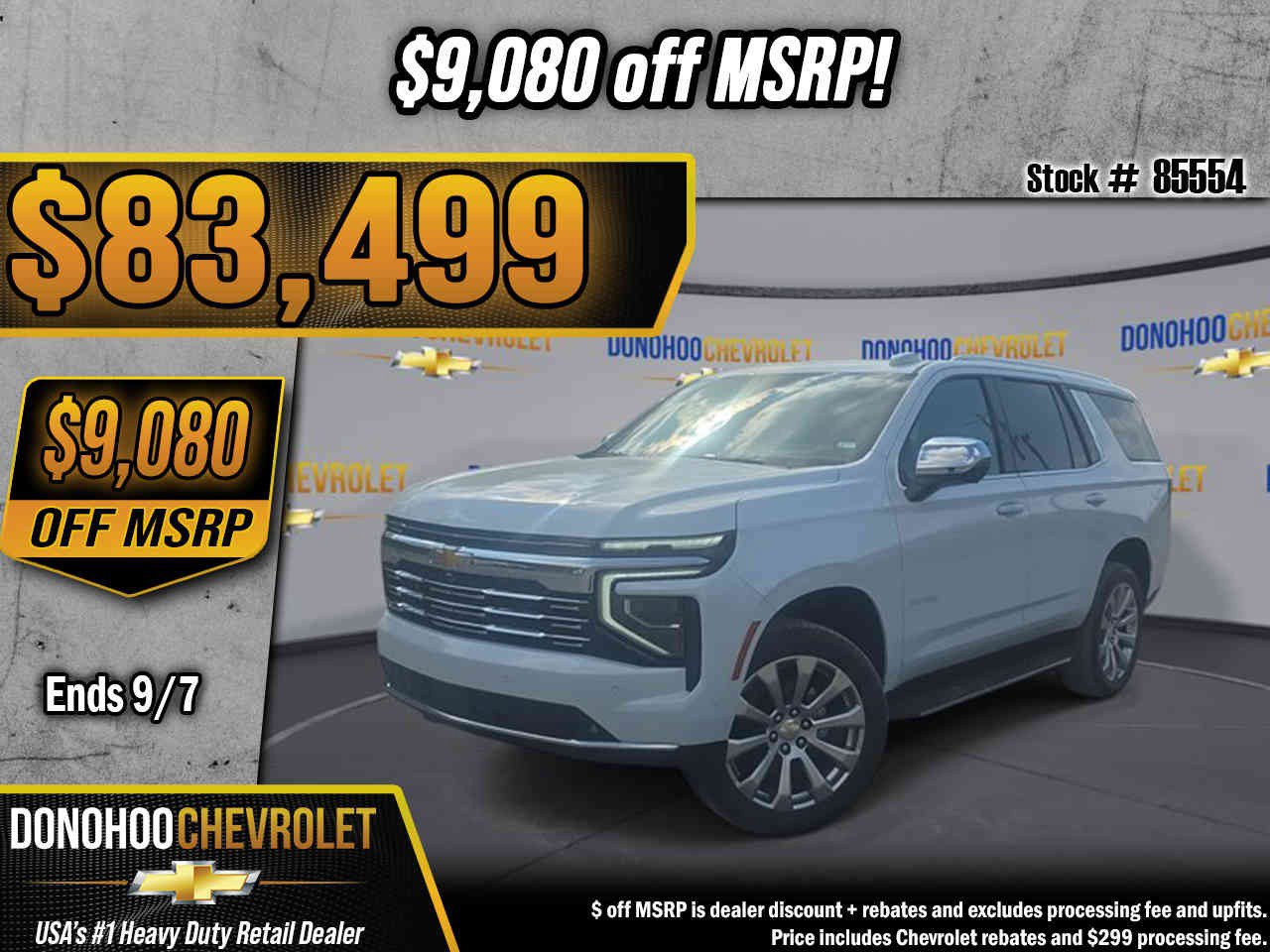 New 2026 Chevrolet Tahoe Premier