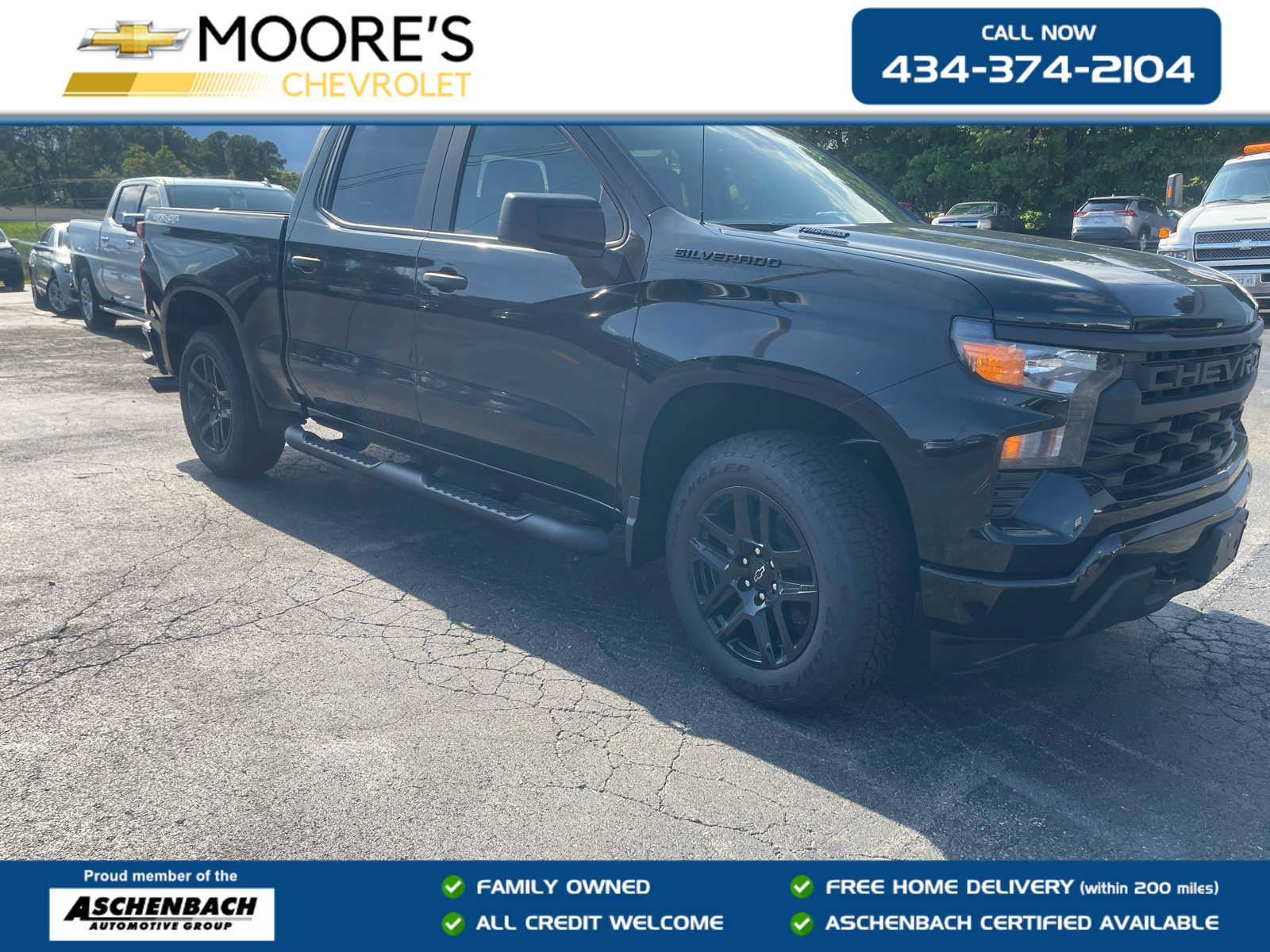New 2026 Chevrolet Silverado 1500 Custom w/ Turbomax Blackout Package