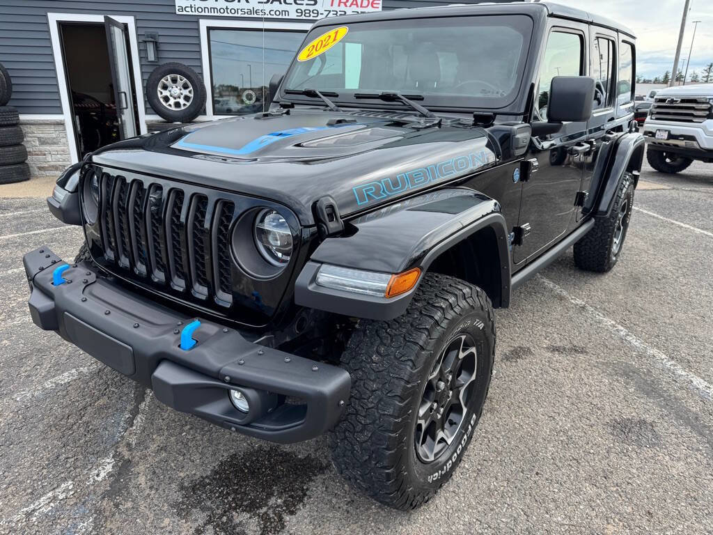 Used 2021 Jeep Wrangler Unlimited Rubicon 4xe w/ Steel Bumper Group image 9