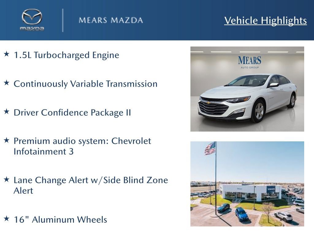 Used 2020 Chevrolet Malibu LS w/ Driver Confidence Package II image 2
