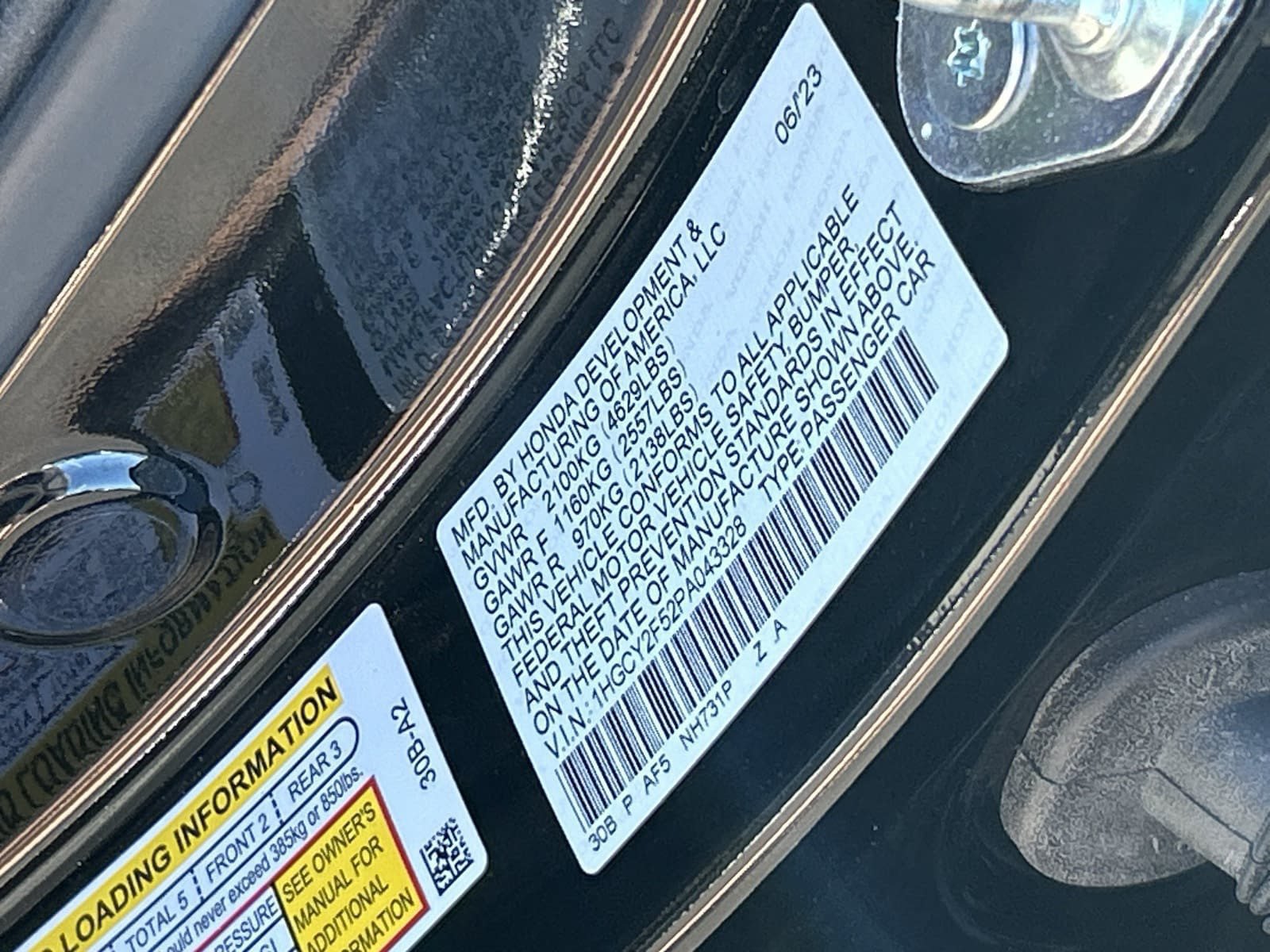 Certified 2023 Honda Accord Sport image 35