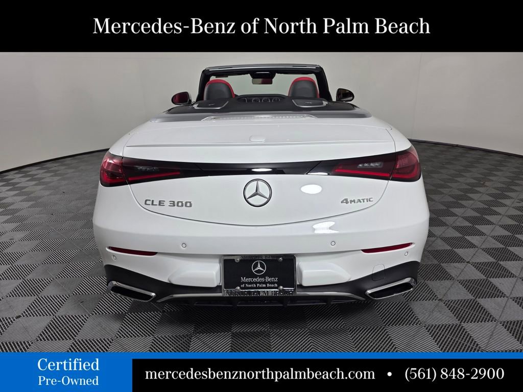 Certified 2025 Mercedes-Benz CLE 300 4MATIC Cabriolet image 5