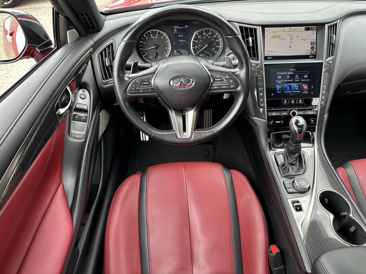 Used 2020 INFINITI Q60 Red Sport 400 w/ Proactive Package image 39
