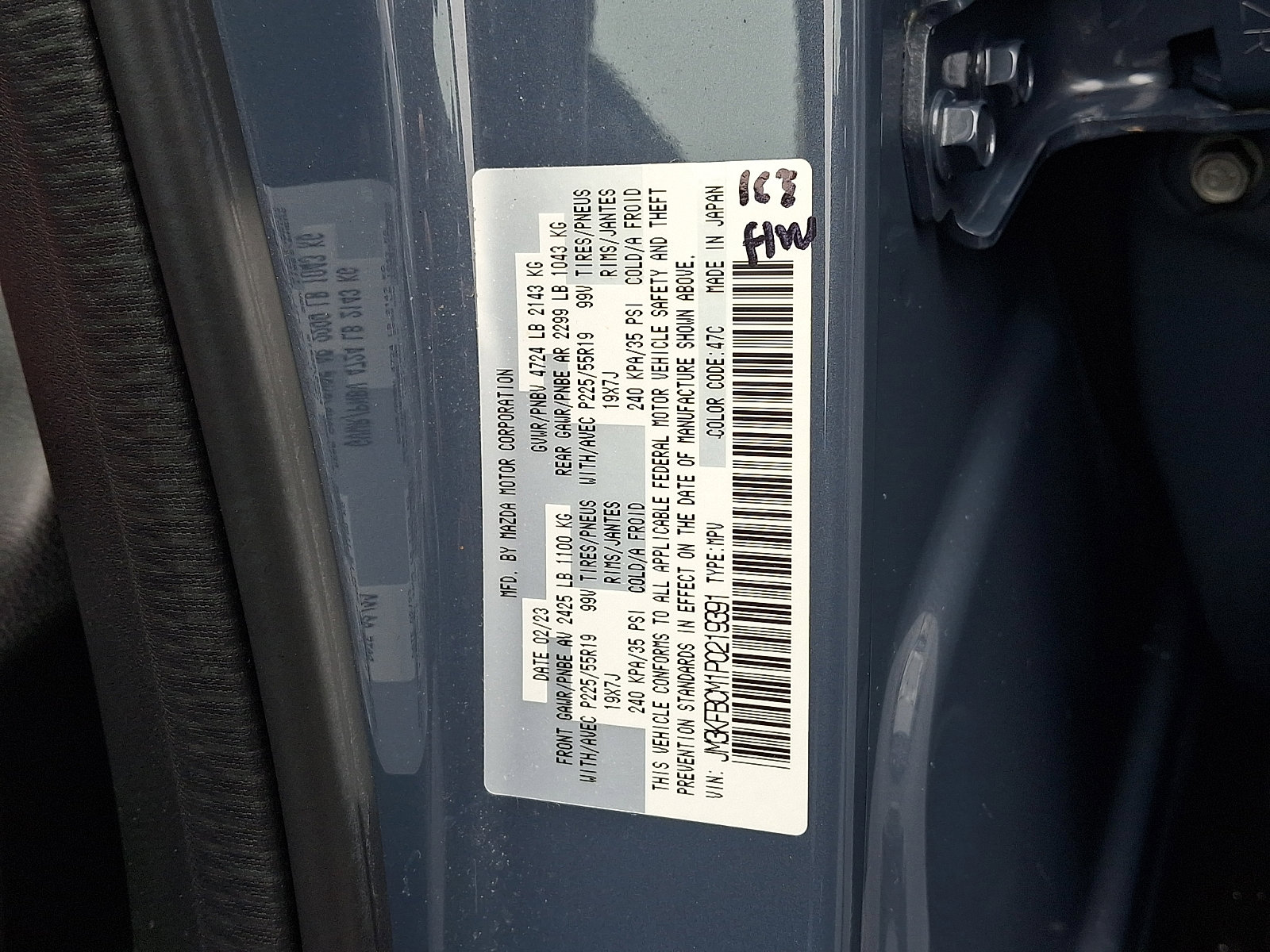 Certified 2023 MAZDA CX-5 Carbon Edition image 20