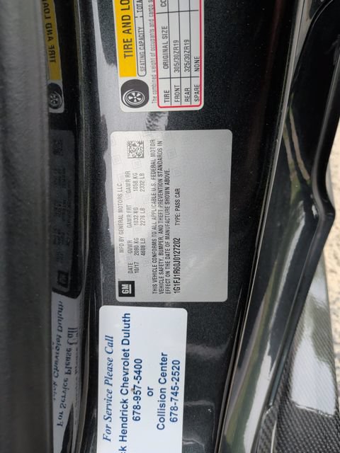 Used 2018 Chevrolet Camaro ZL1 RWD image 33