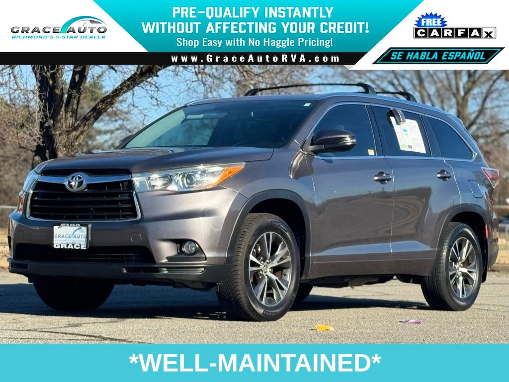 Used 2016 Toyota Highlander XLE image 1