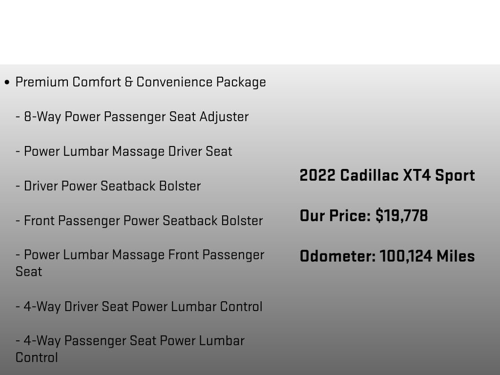 Used 2022 Cadillac XT4 Sport FWD image 36