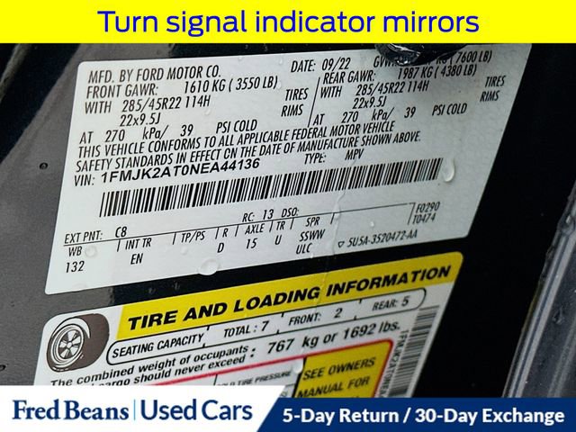 Used 2022 Ford Expedition Max Limited AWD/4WD image 42