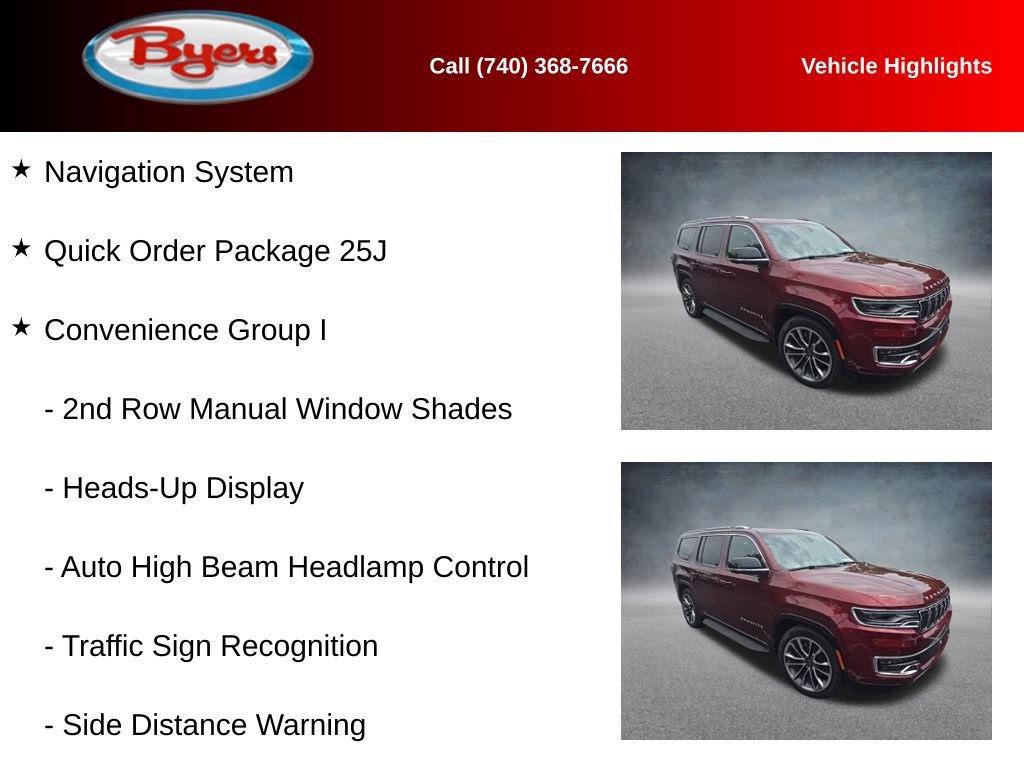 Used 2024 Jeep Wagoneer Series II w/ Convenience Group I AWD/4WD image 12