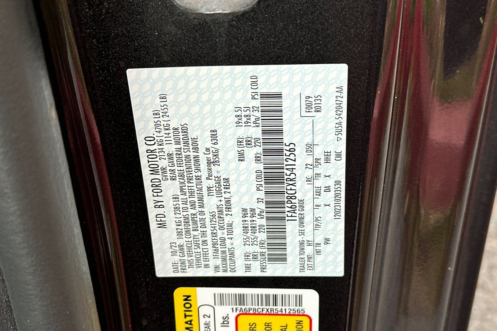 Used 2024 Ford Mustang GT Premium RWD image 32