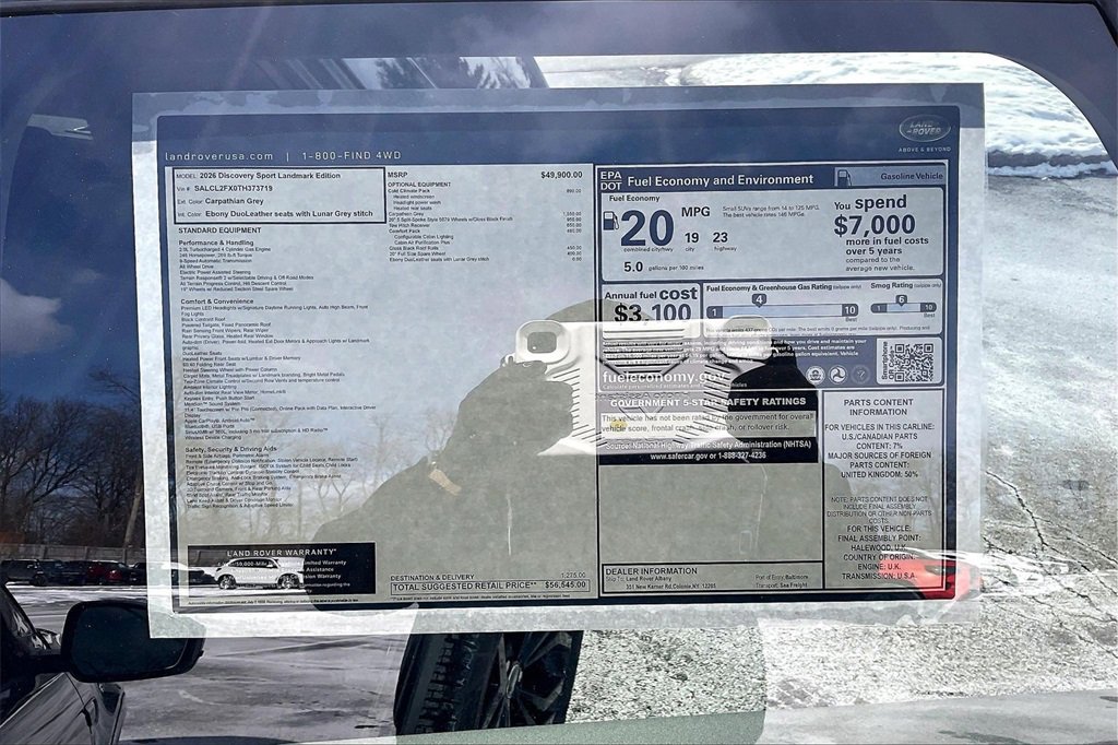 New 2026 Land Rover Discovery Sport Landmark image 14