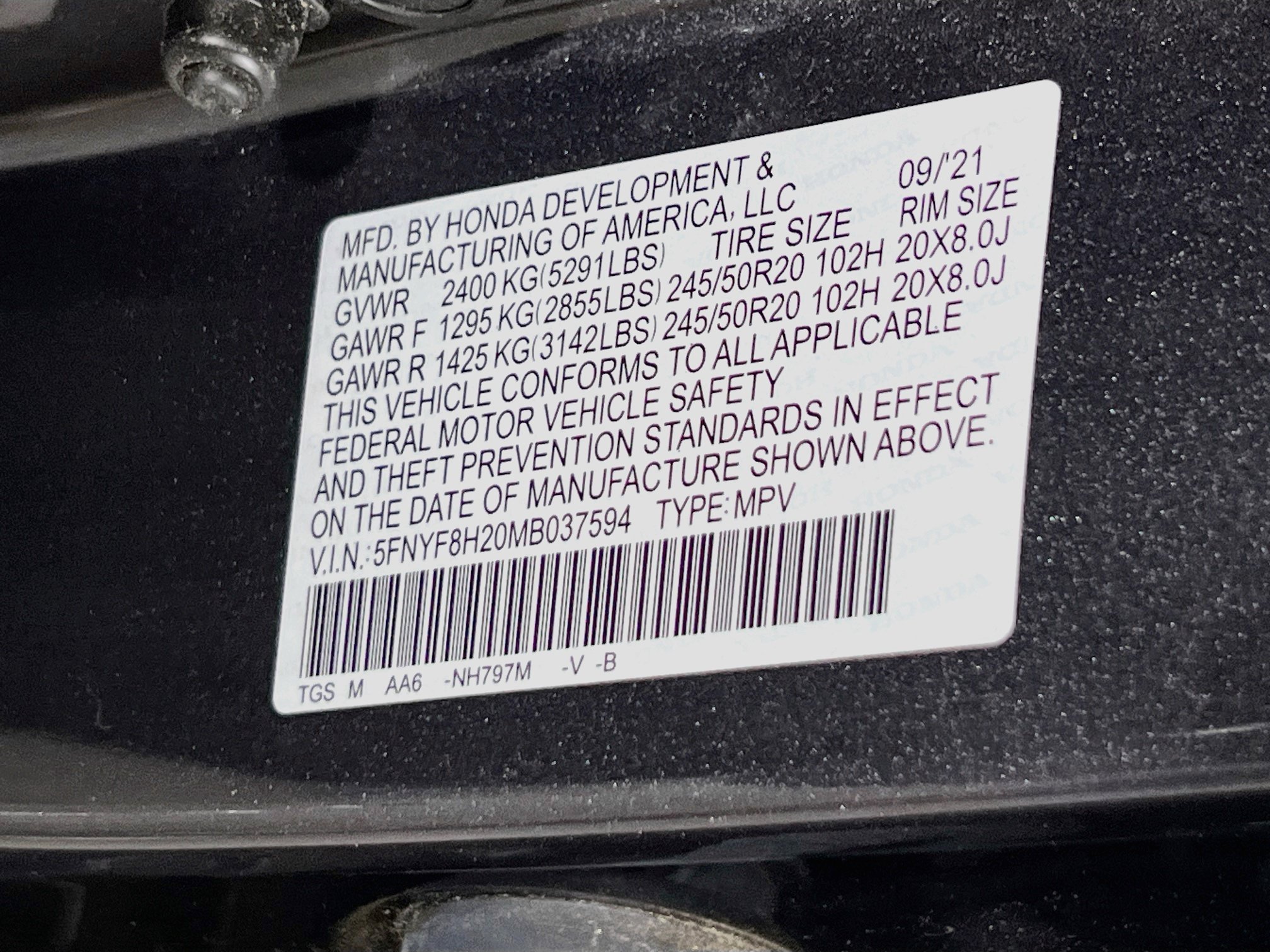 Used 2021 Honda Passport Sport image 29