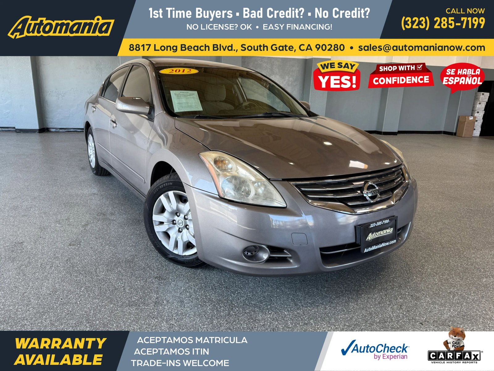 Used 2012 Nissan Altima 2.5 S image 1