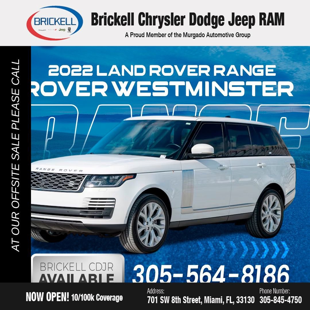 Used 2022 Land Rover Range Rover Westminster Edition