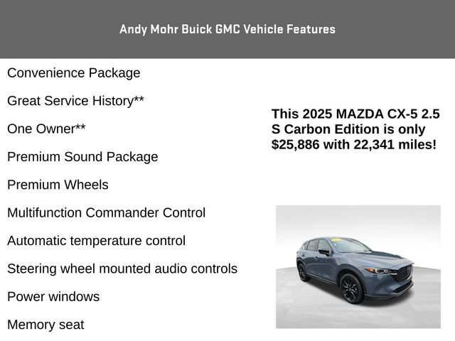 Used 2025 MAZDA CX-5 Carbon Edition image 8