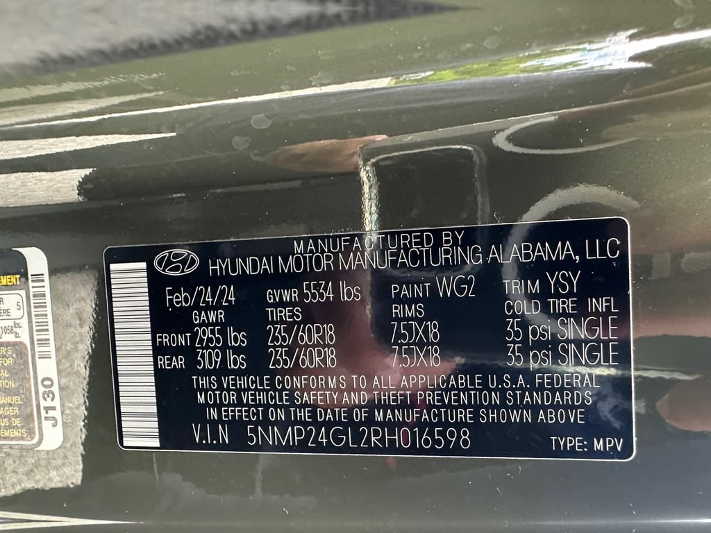 Used 2024 Hyundai Santa Fe SEL FWD image 17