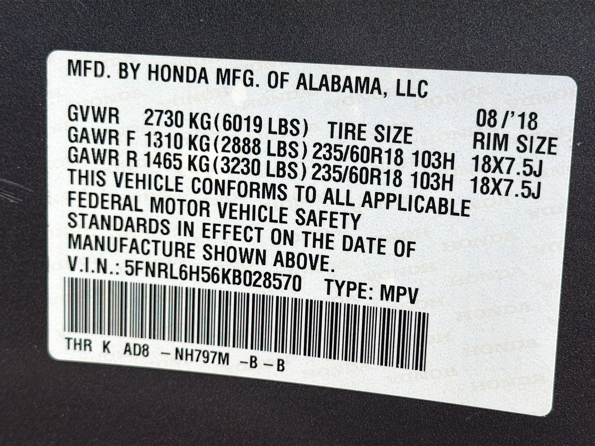 Used 2019 Honda Odyssey EX image 44