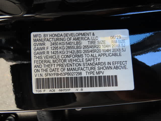 Certified 2023 Honda Passport EX-L image 28