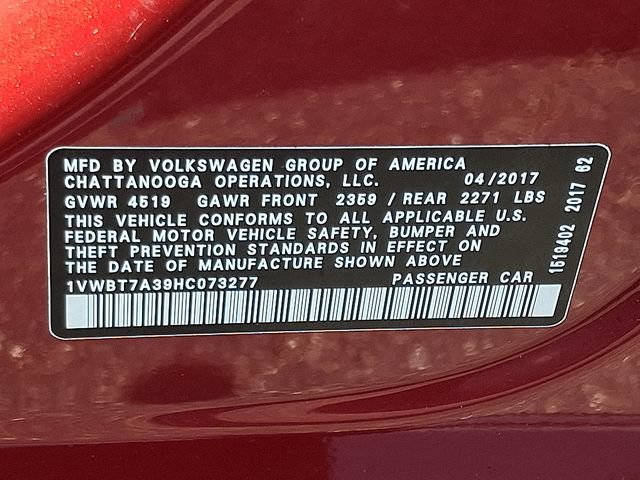Used 2017 Volkswagen Passat 1.8T SE w/ SE Lighting Package FWD image 27