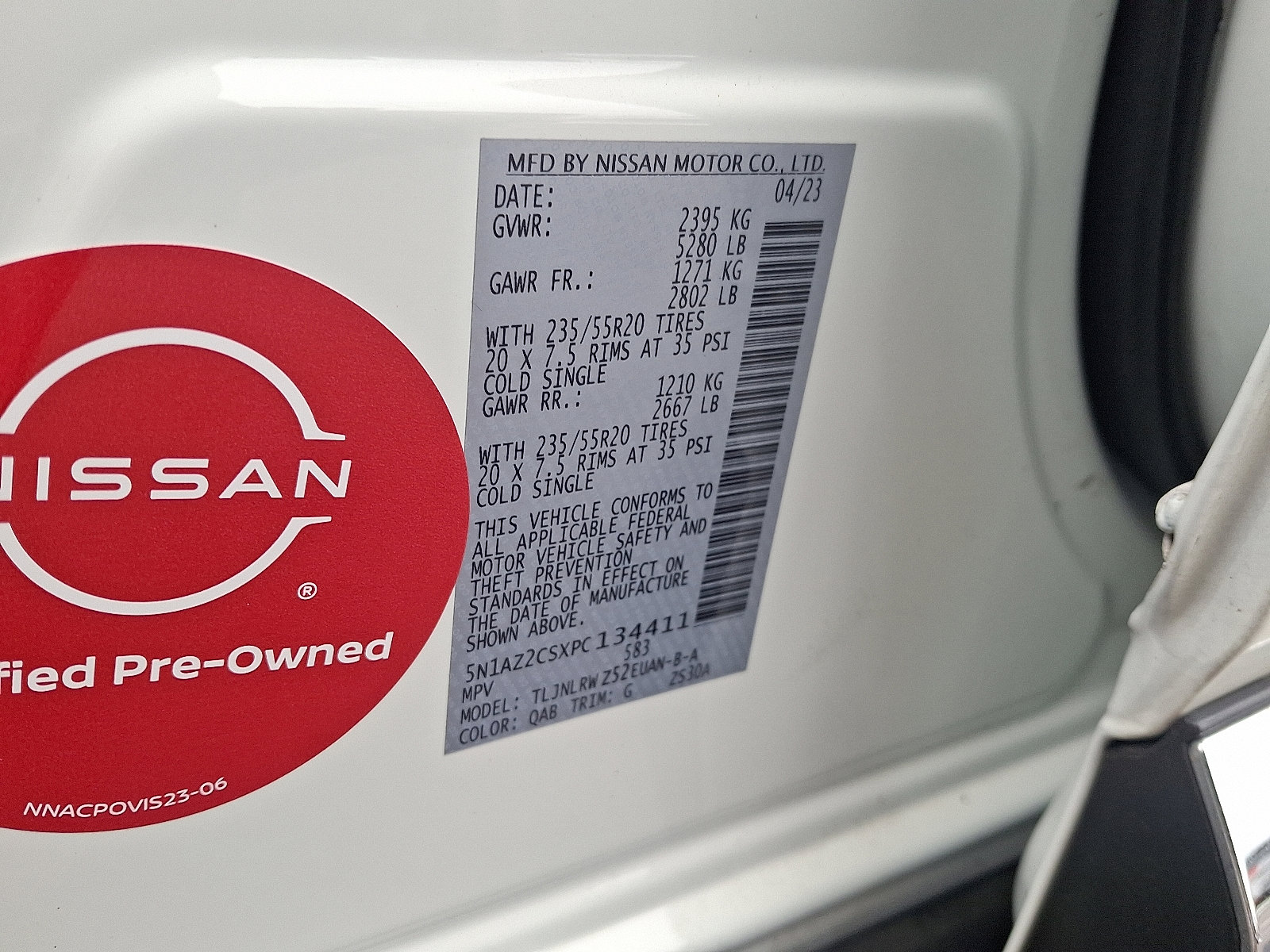 Certified 2023 Nissan Murano SL w/ SL Moonroof Package image 27