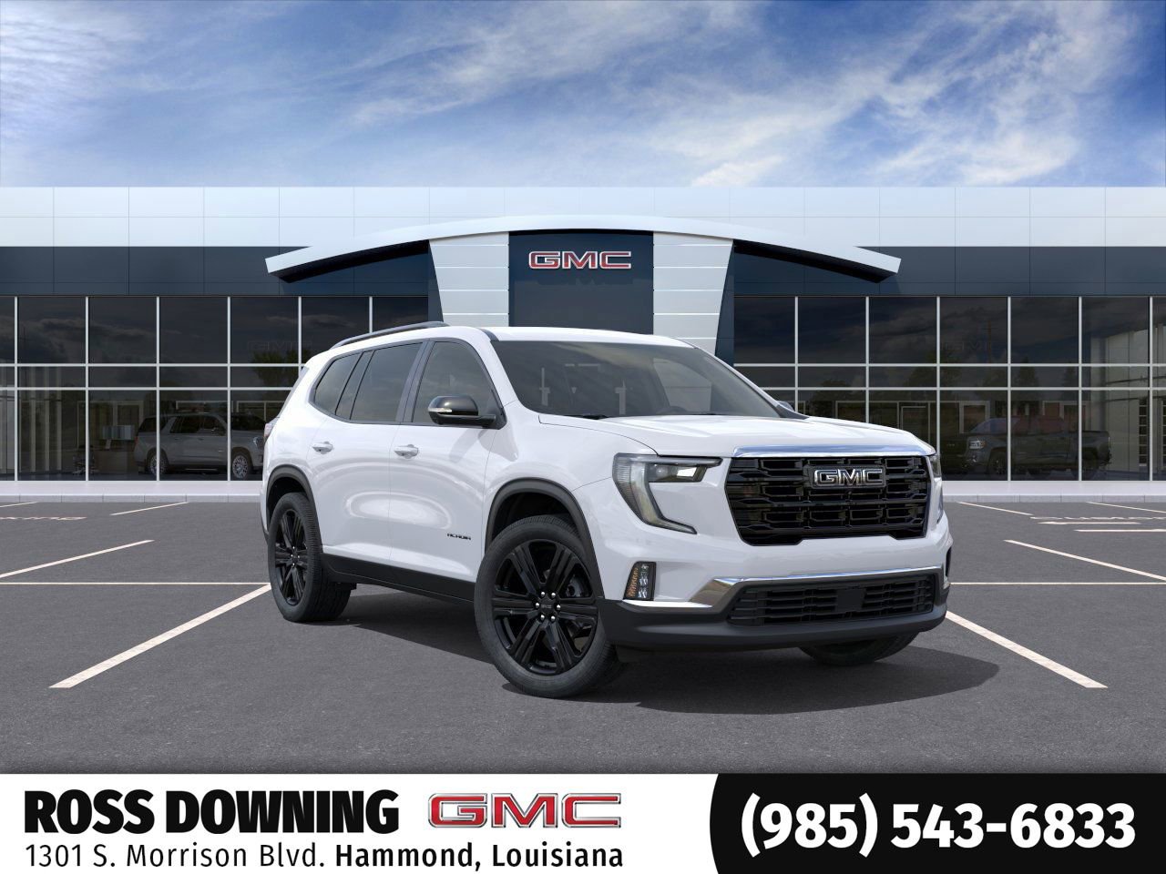 New 2026 GMC Acadia Elevation w/ Black Edition