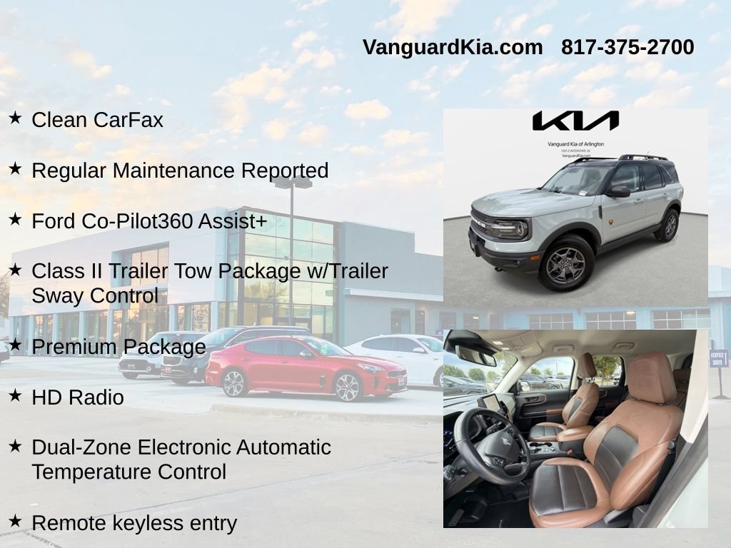 Used 2022 Ford Bronco Sport Badlands w/ Premium Package AWD/4WD image 6