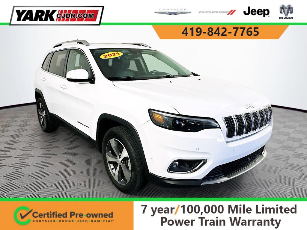 Certified 2021 Jeep Cherokee Limited AWD/4WD image 1
