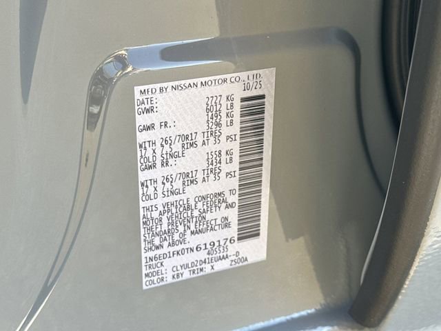 New 2026 Nissan Frontier PRO-4X image 34