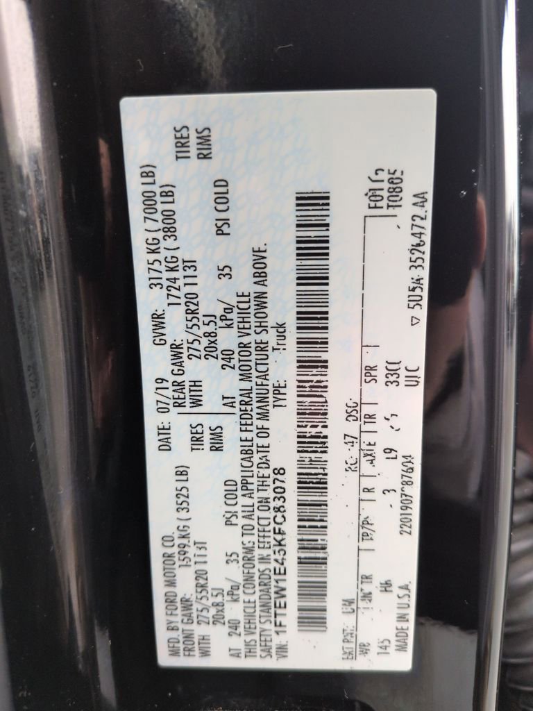 Used 2019 Ford F150 Lariat w/ Equipment Group 502A Luxury image 26