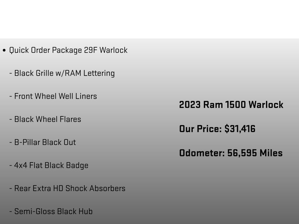 Used 2023 RAM 1500 Classic Warlock image 12