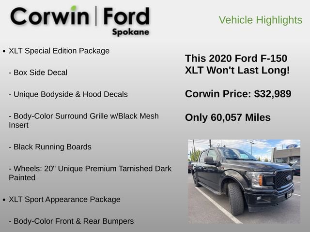 Used 2020 Ford F150 XLT w/ Equipment Group 302A Luxury AWD/4WD image 6