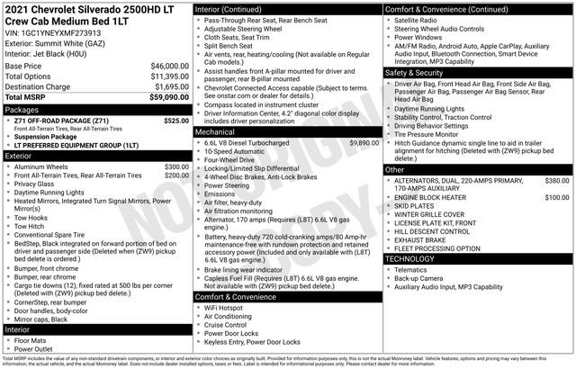 Used 2021 Chevrolet Silverado 2500 LT w/ Z71 Off-Road Package image 4