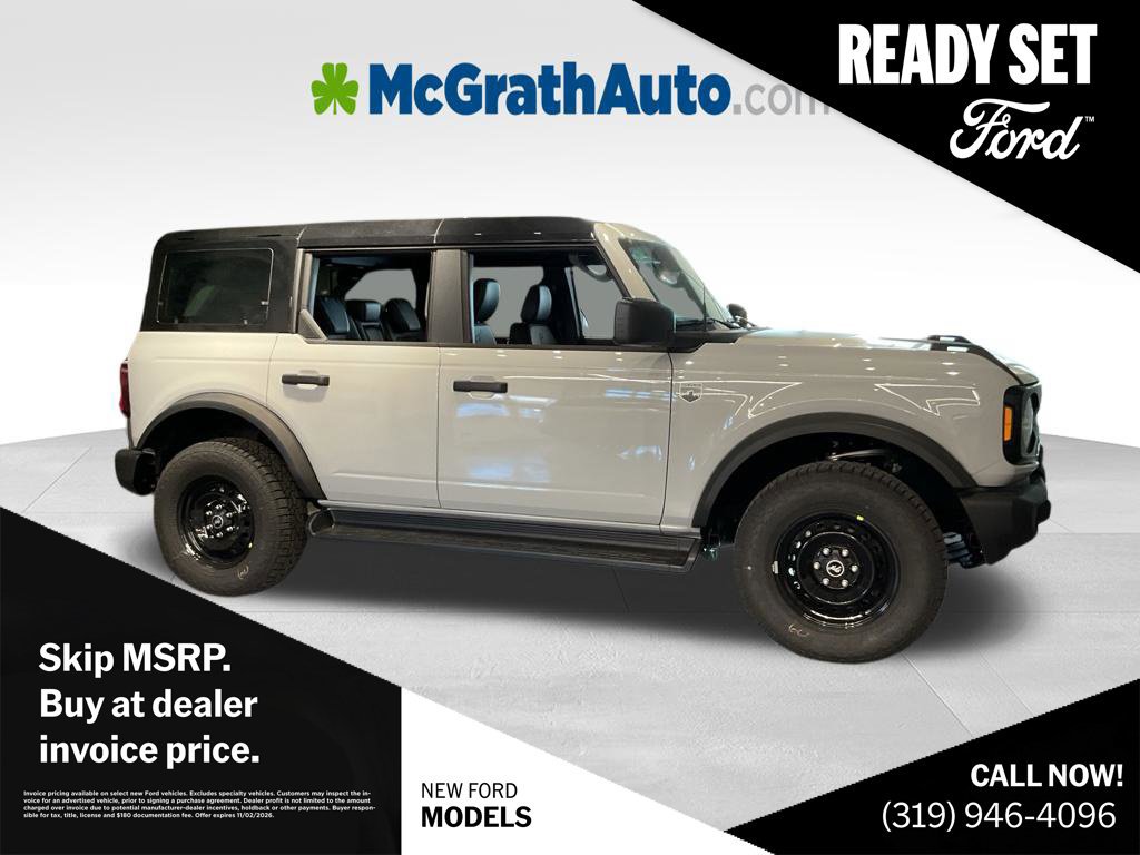 New 2026 Ford Bronco Big Bend w/ Black Appearance Package