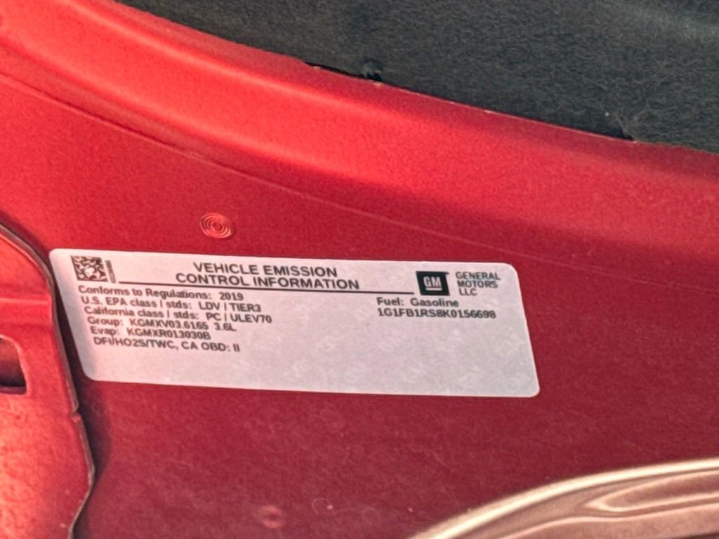 Used 2019 Chevrolet Camaro LT w/ RS Package RWD image 24