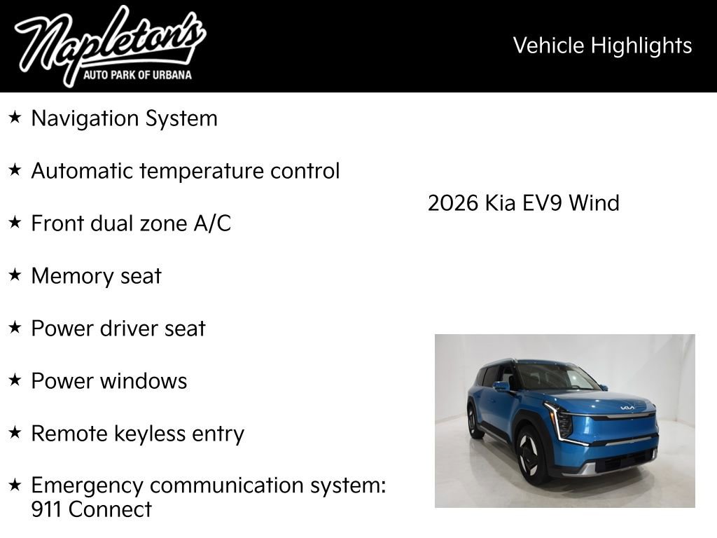 New 2026 Kia EV9 Wind image 15