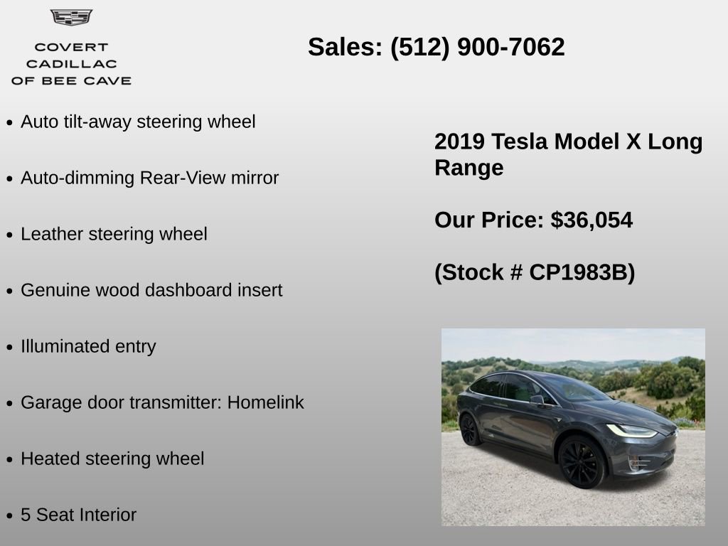 Used 2019 Tesla Model X Long Range AWD/4WD image 12