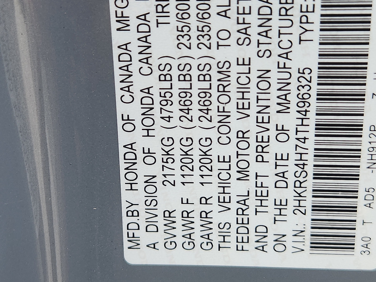 New 2026 Honda CR-V EX-L image 18