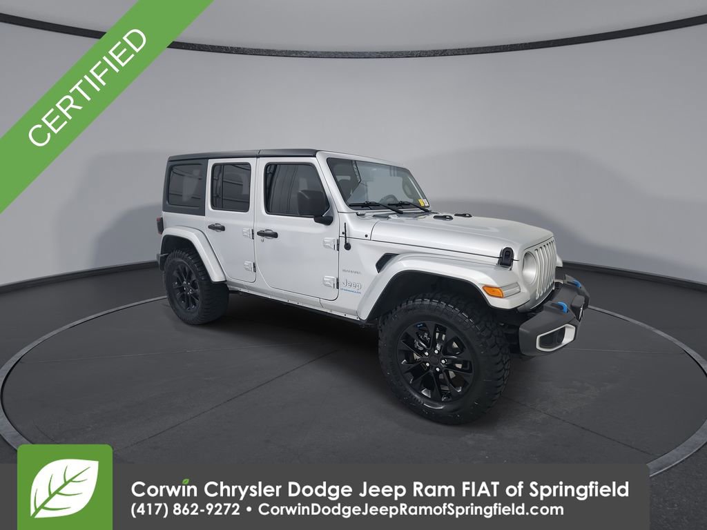 Used 2023 Jeep Wrangler Sahara 4xe image 2