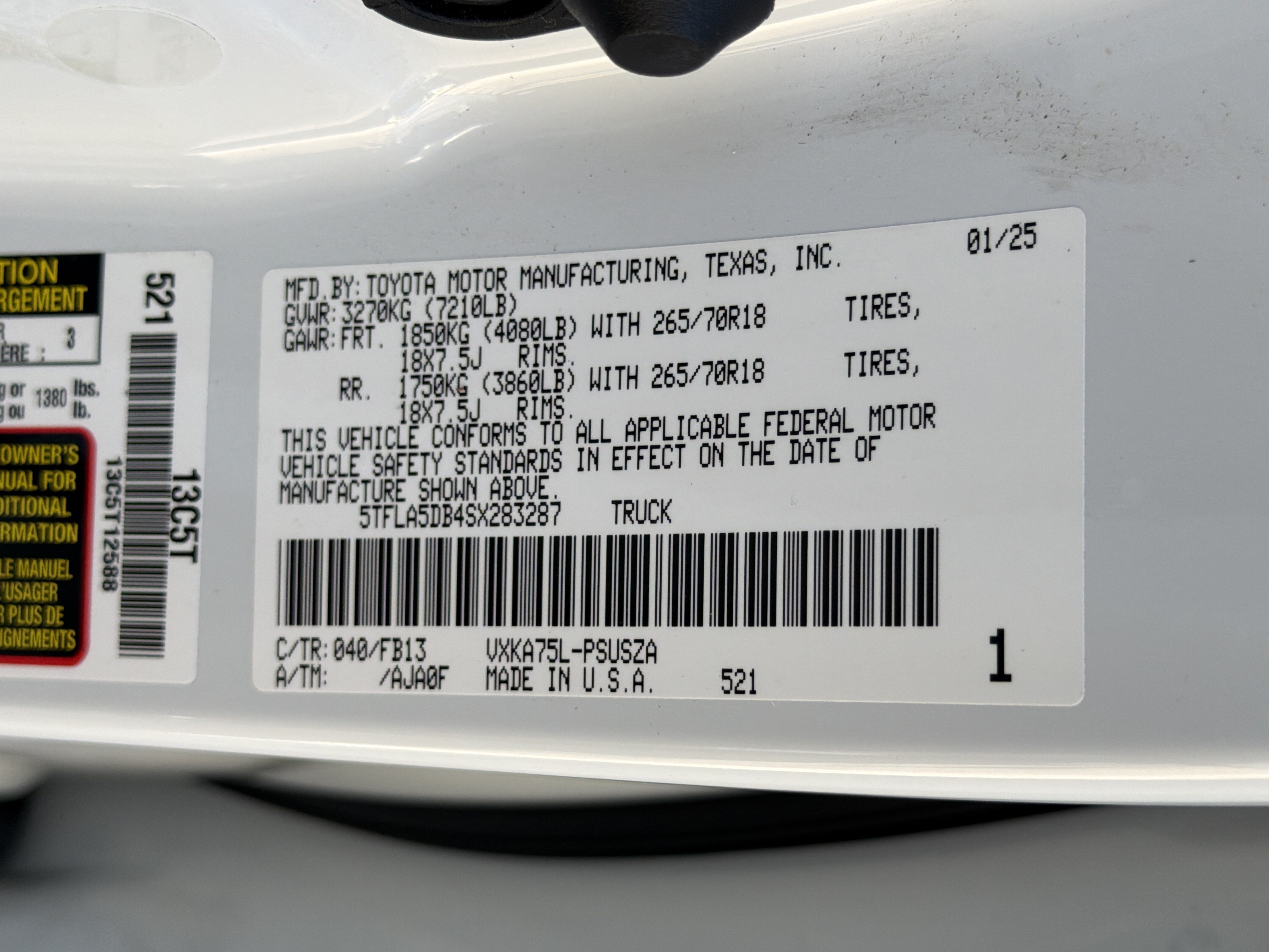 Used 2025 Toyota Tundra SR5 AWD/4WD image 30