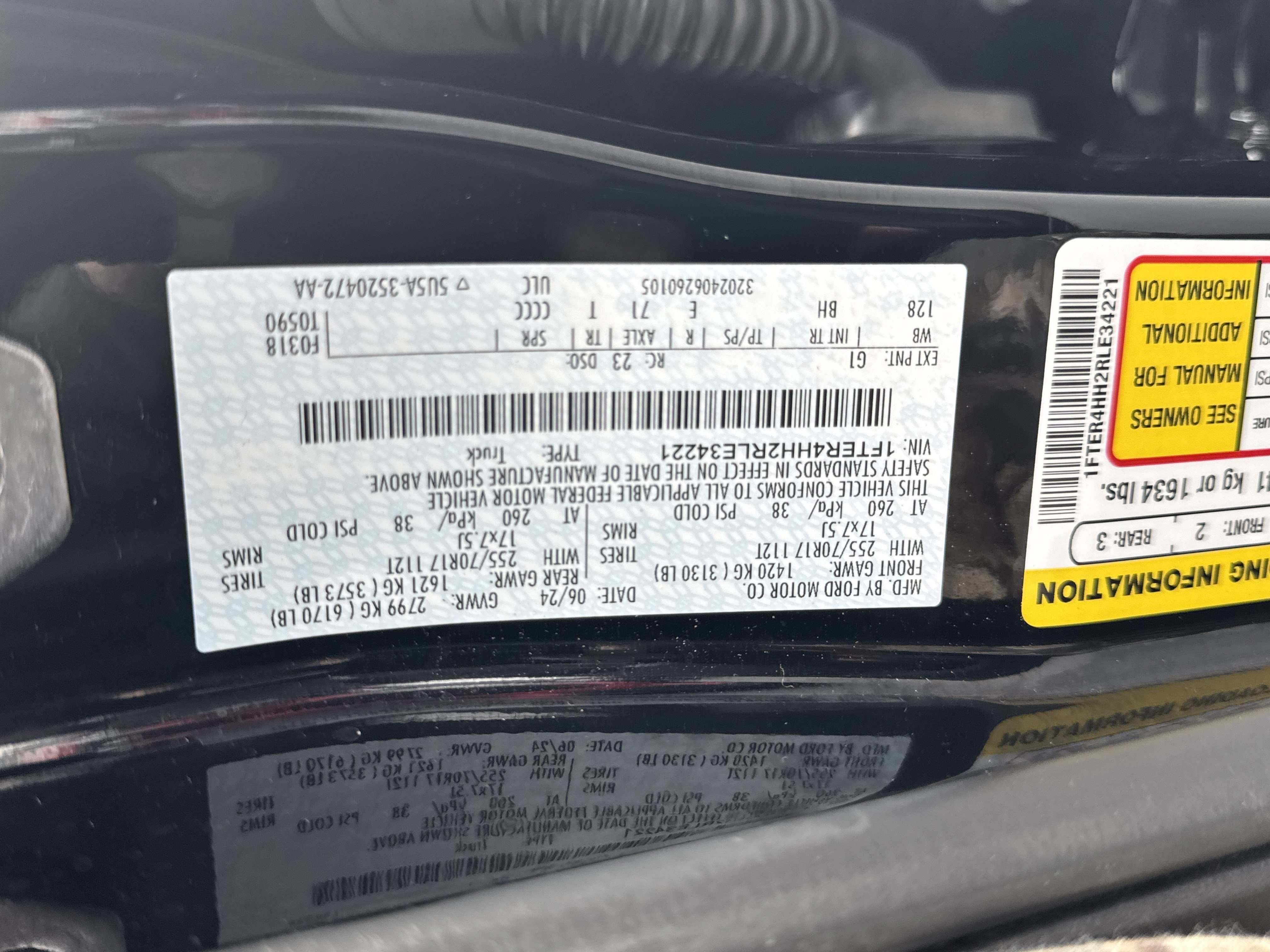 Certified 2024 Ford Ranger XLT w/ Equipment Group 301A High image 30