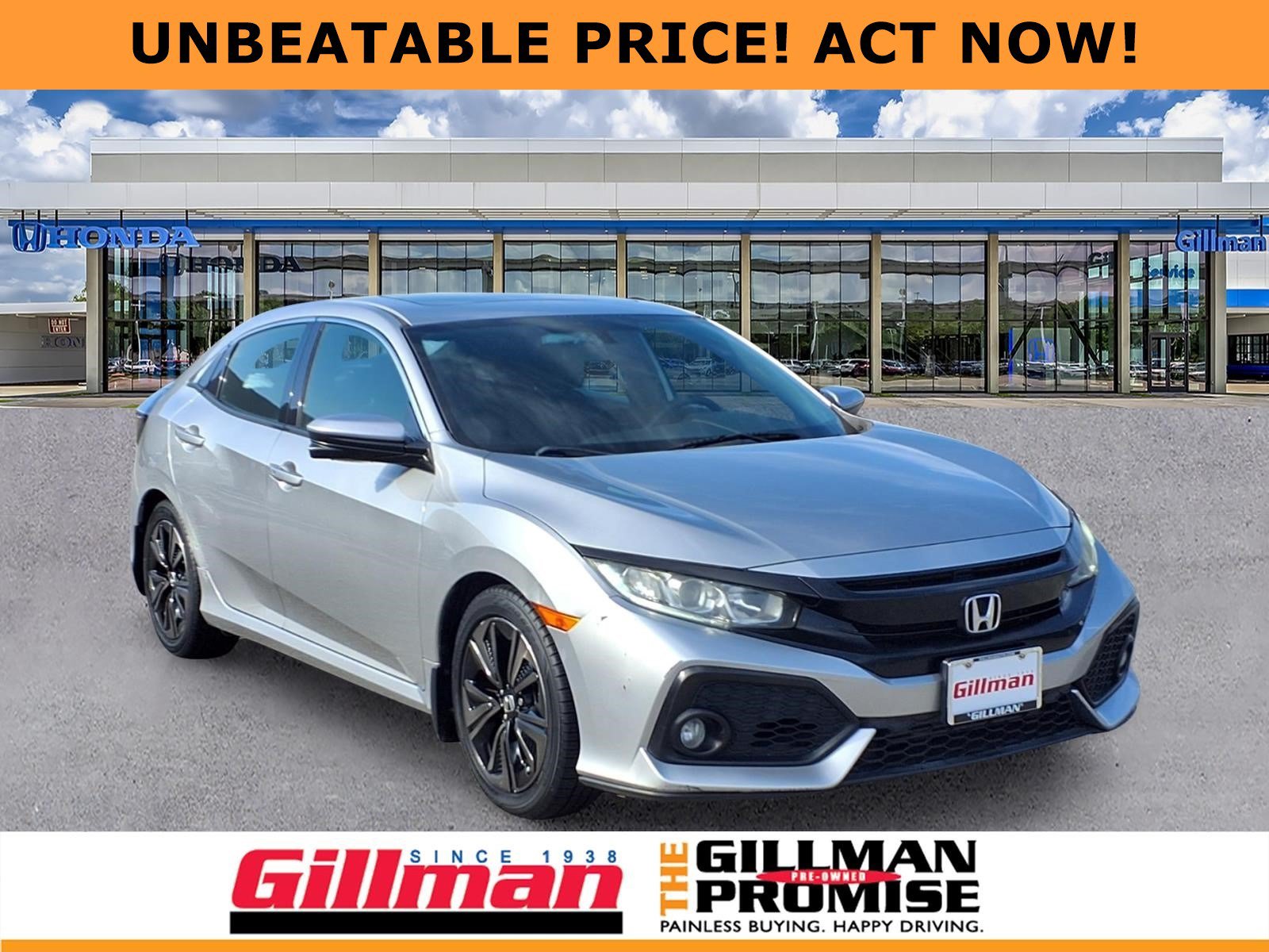 Certified 2018 Honda Civic EX